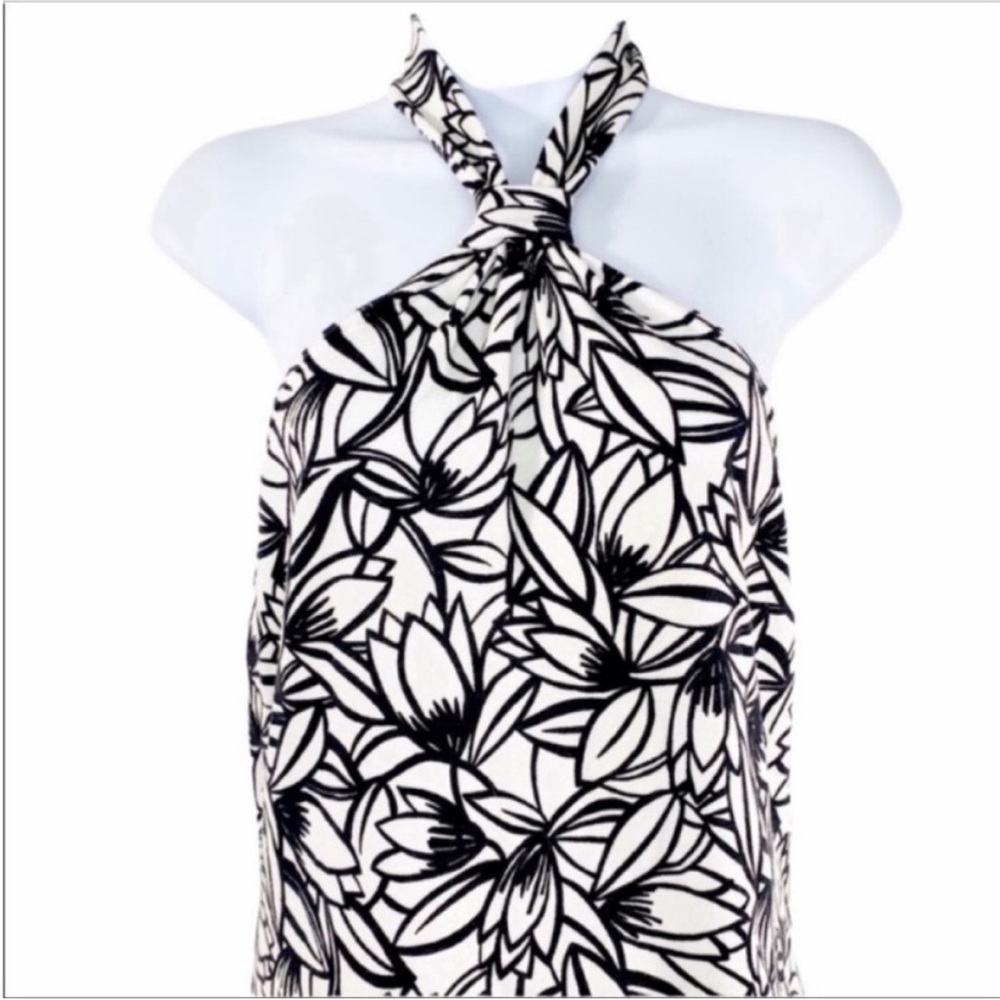 LOFT Floral tank top M - Picture 5 of 8